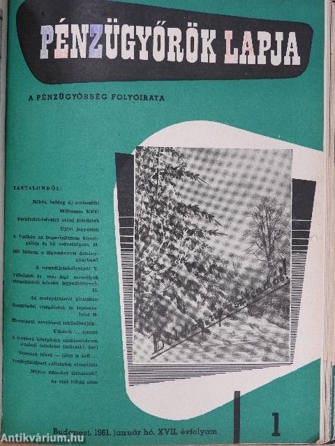 Pénzügyőrök Lapja 1960-61. január-december