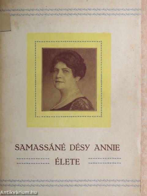 Samassa Adolfné Désy Annie élete