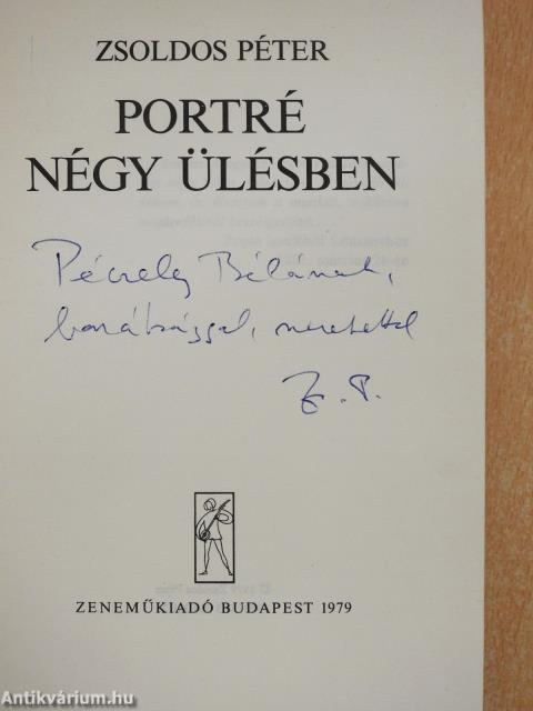 Portré négy ülésben (dedikált példány)