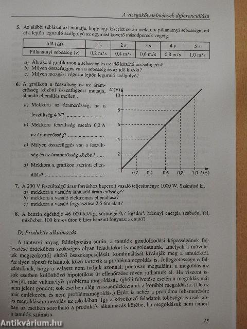 Alapműveltségi vizsga - Fizika