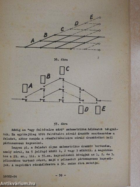 Jelfogós áramkörök logikus felépítése