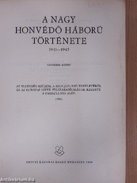 A Nagy Honvédő Háború története 4.