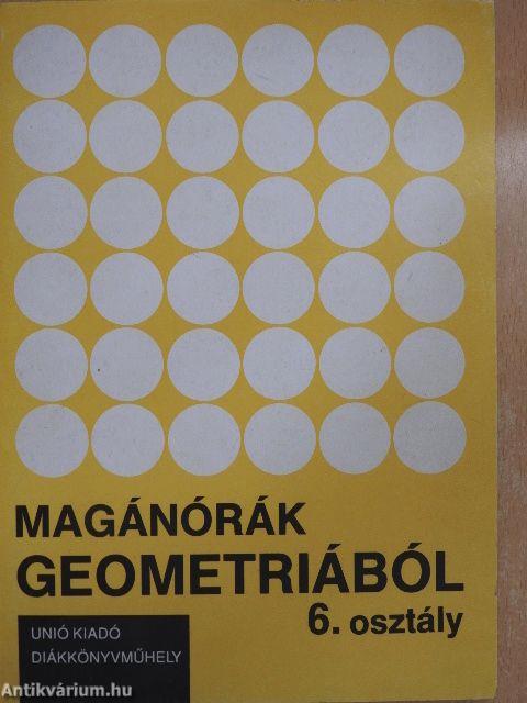 Magánórák geometriából - 6. osztály