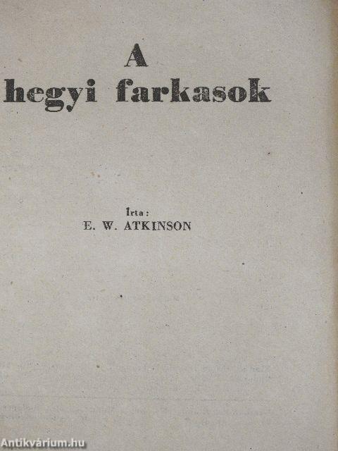 A hegyi farkasok