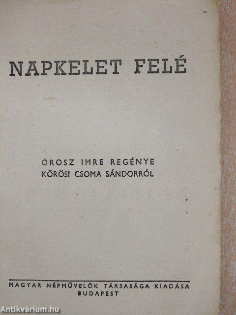 Napkelet felé