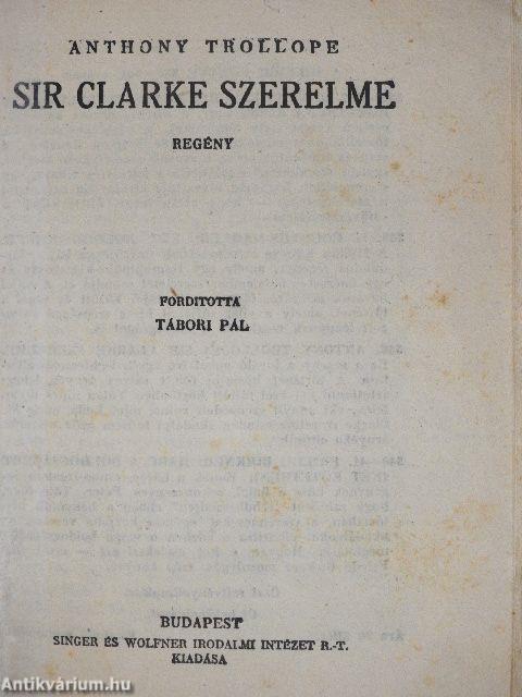 Sir Clarke szerelme