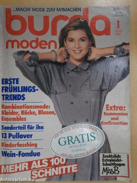 Burda Moden Januar 1987