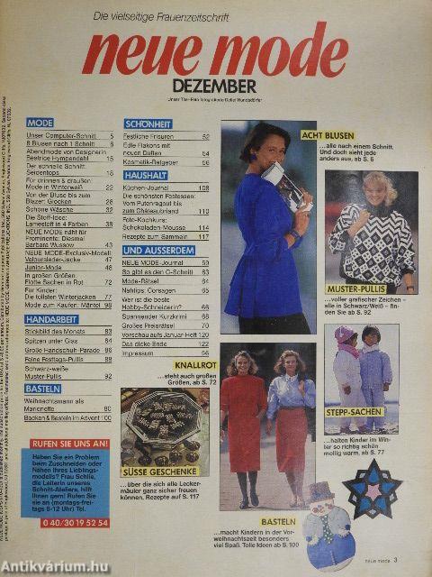 Neue Mode Dezember 1987