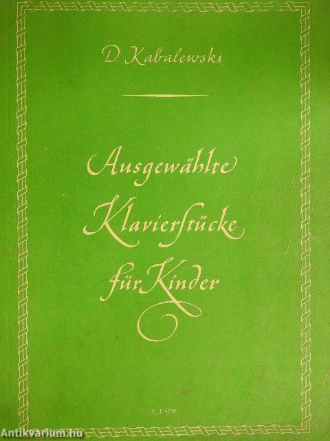 Ausgewählte Klavierstücke für Kinder