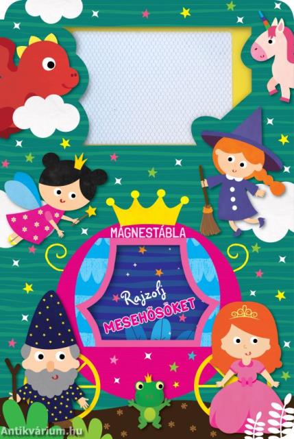 Mágnestábla - Rajzolj mesehősöket kavaii stílusban