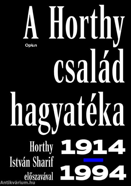 A Horthy család hagyatéka