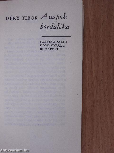 A napok hordaléka