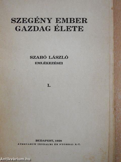 Szegény ember gazdag élete I-III.