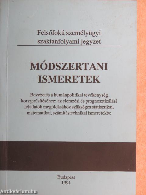 Módszertani ismeretek