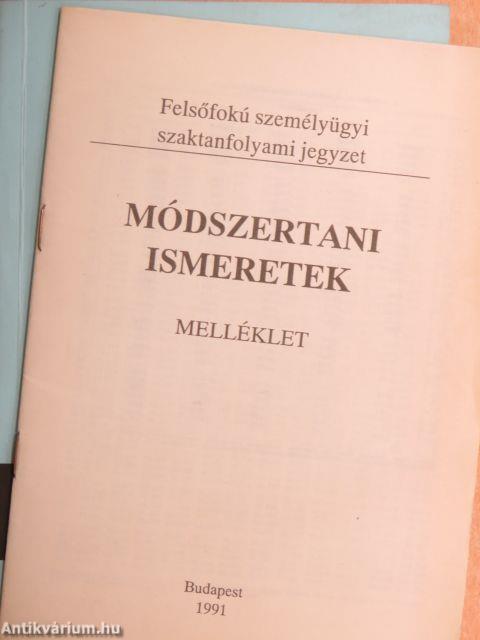 Módszertani ismeretek