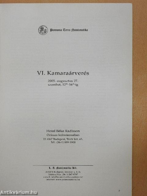 VI. Kamaraárverés