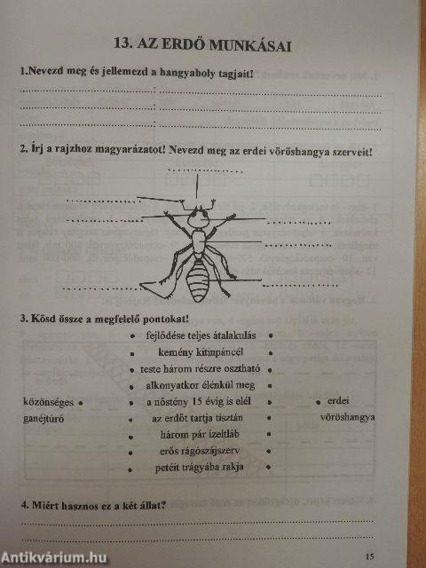 Biológiai alapismeretek munkafüzet