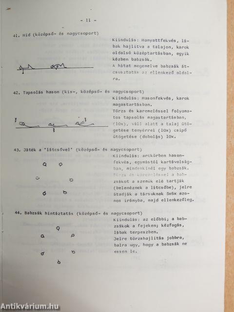 Tartásjavitó és izomerősitő gyakorlatok óvodásoknak