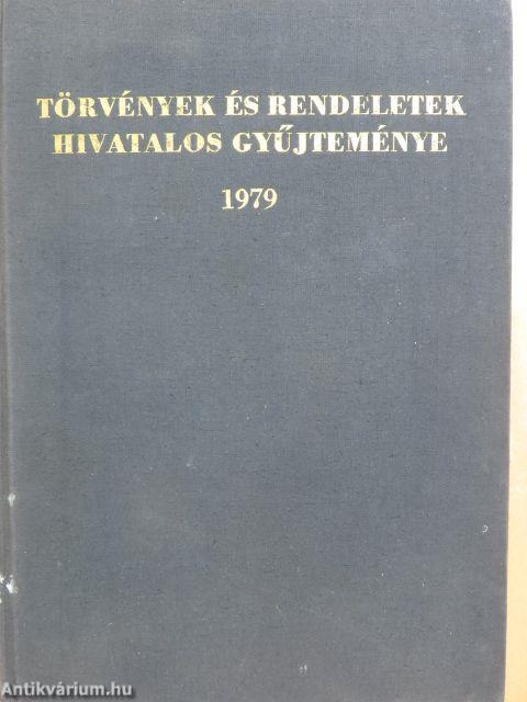 Törvények és rendeletek hivatalos gyűjteménye 1979