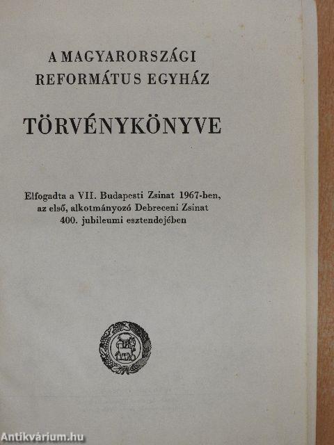 A Magyarországi Református Egyház törvénykönyve