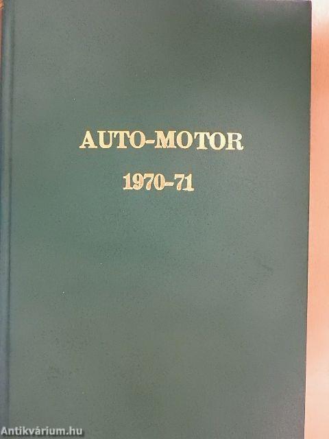 Autó-Motor 1970-71. (vegyes számok) (30 db)