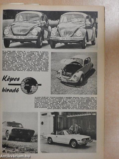 Autó-Motor 1970-71. (vegyes számok) (30 db)