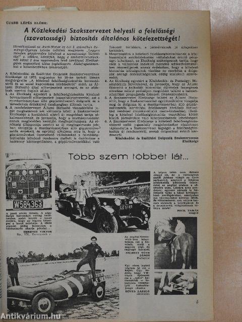 Autó-Motor 1970-71. (vegyes számok) (30 db)