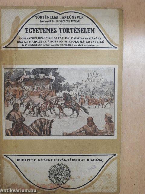 Egyetemes történelem II.