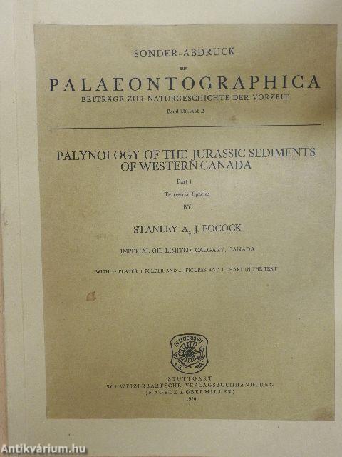 Palynology of the Jurassic Sediments of Western Canada 1.