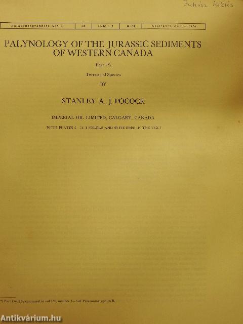 Palynology of the Jurassic Sediments of Western Canada 1.