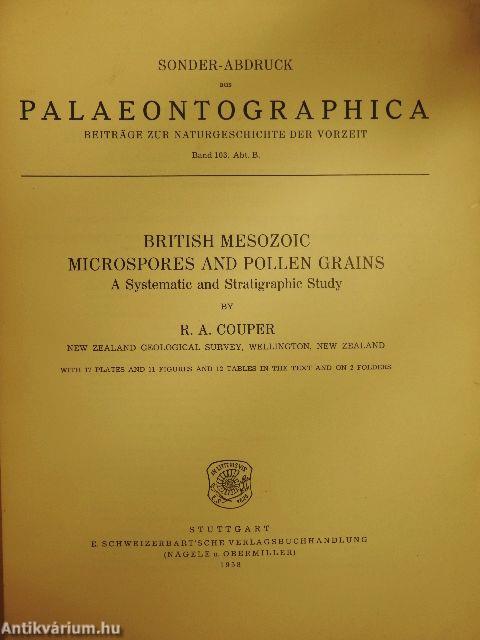 British Mesozoic Microspores and Pollen Grains