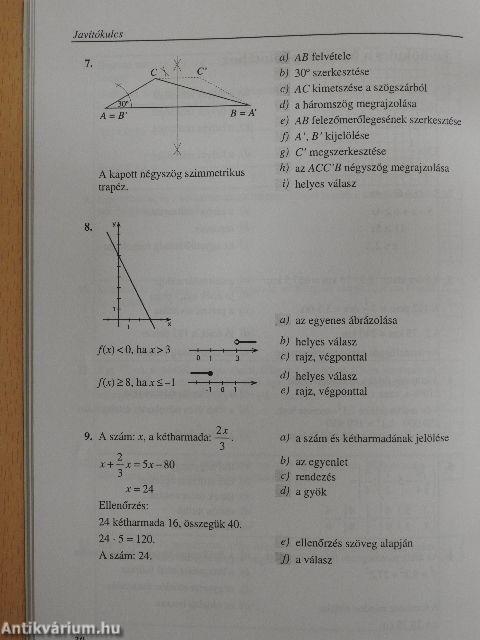 Alapműveltségi vizsga - Matematika