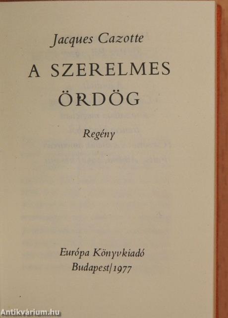 A szerelmes ördög (minikönyv)