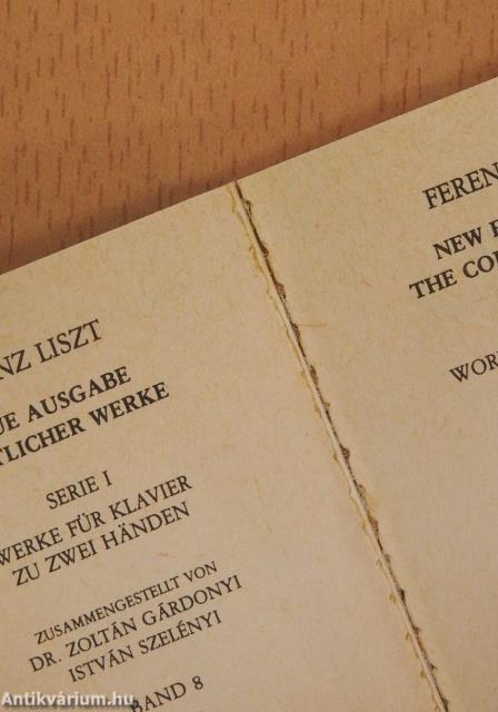 Années de Pélerinage (minikönyv)