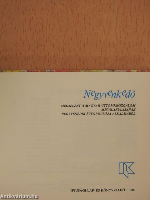 Negyvenkedő (minikönyv)