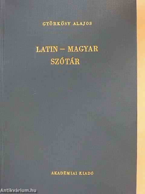 Latin-magyar szótár