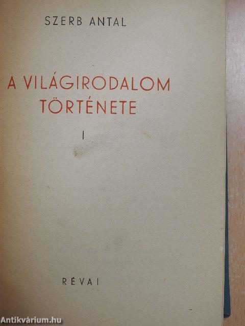 A világirodalom története I-II.