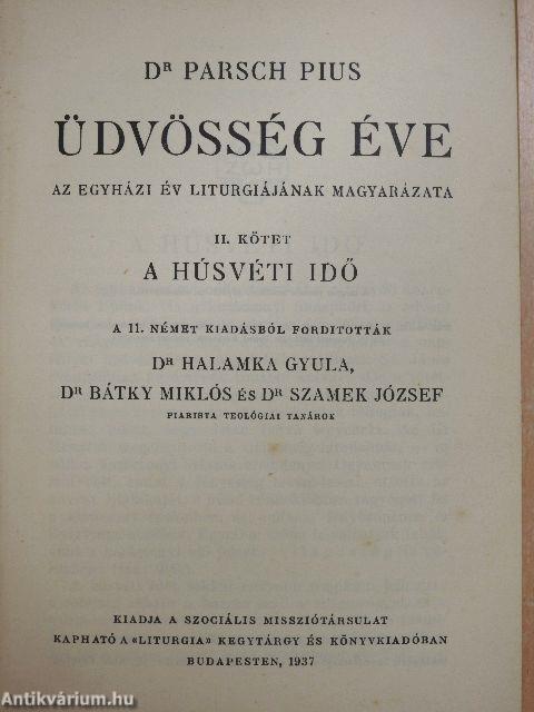 Üdvösség éve II.