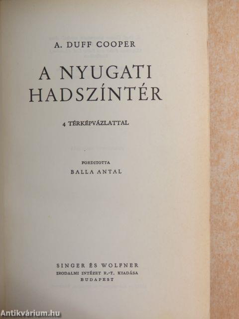 A nyugati hadszíntér