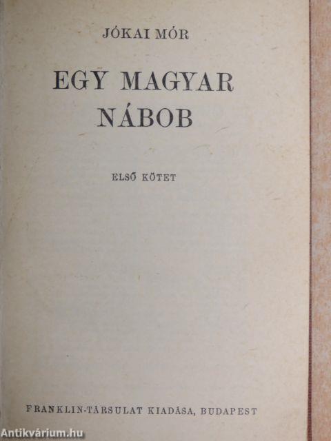 Egy magyar nábob I-II.