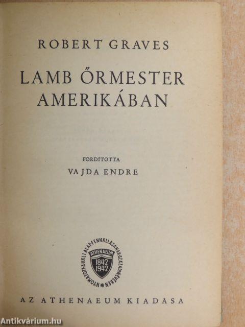 Lamb őrmester Amerikában