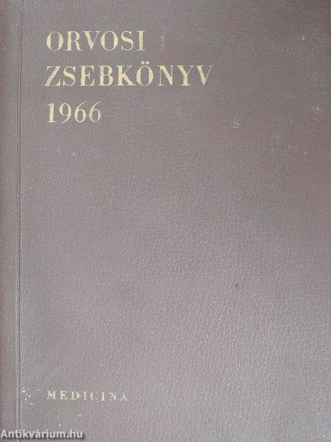 Orvosi zsebkönyv 1966