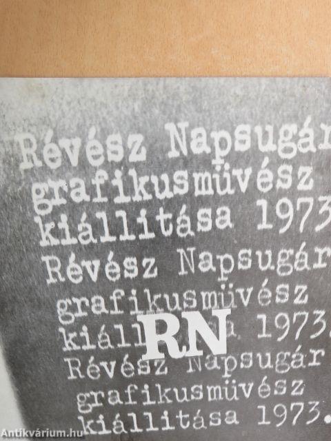 Révész Napsugár grafikusművész kiállítása 1973