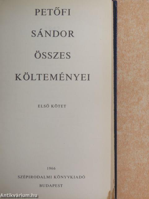 Petőfi Sándor összes költeményei 1-2.