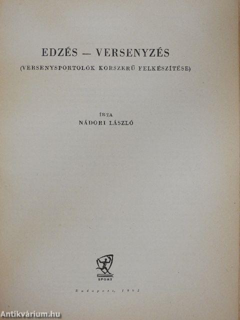 Edzés-versenyzés