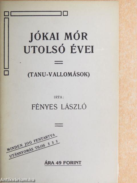 Jókai Mór utolsó évei