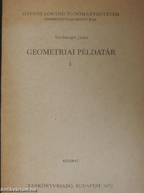 Geometriai példatár I.