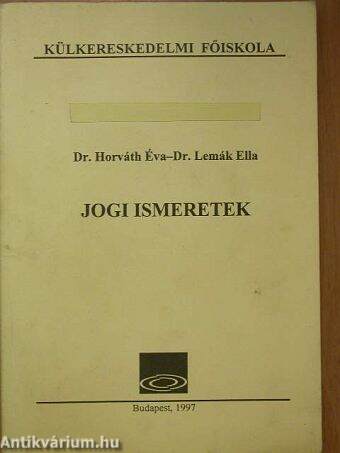 Jogi ismeretek