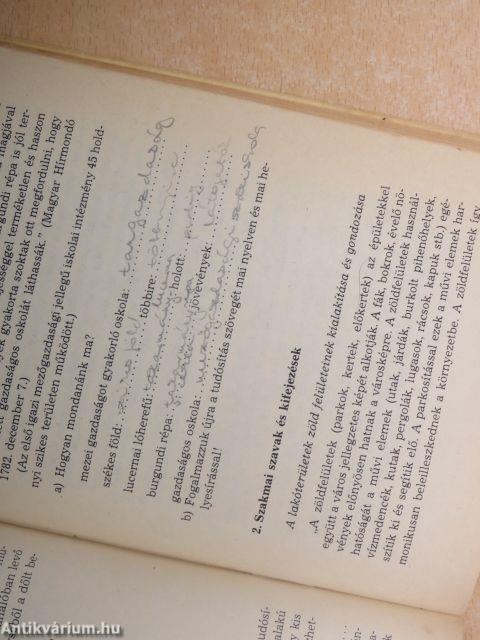 Magyar nyelvi munkafüzet IV.