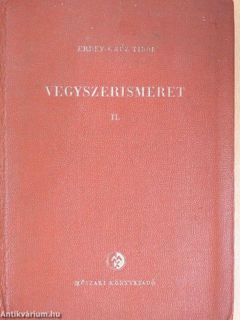 Vegyszerismeret II.